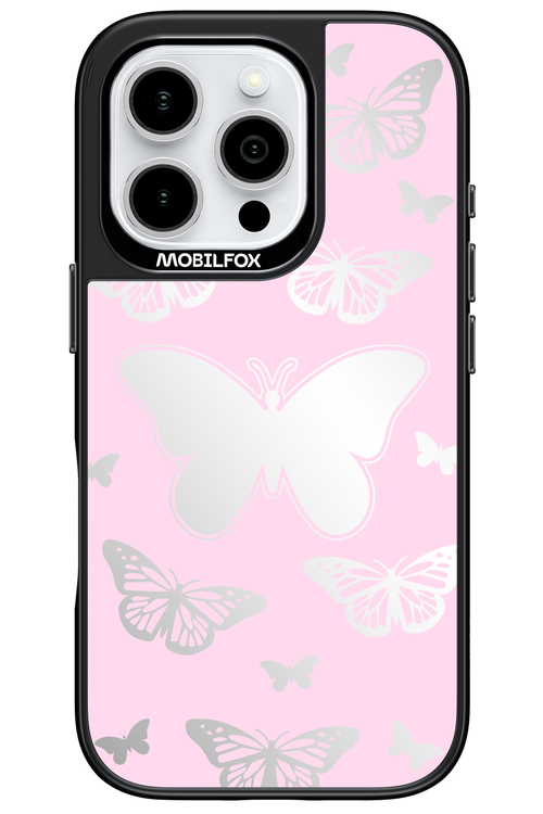 Butterfly Barbie Mirror - Apple iPhone 16 Pro