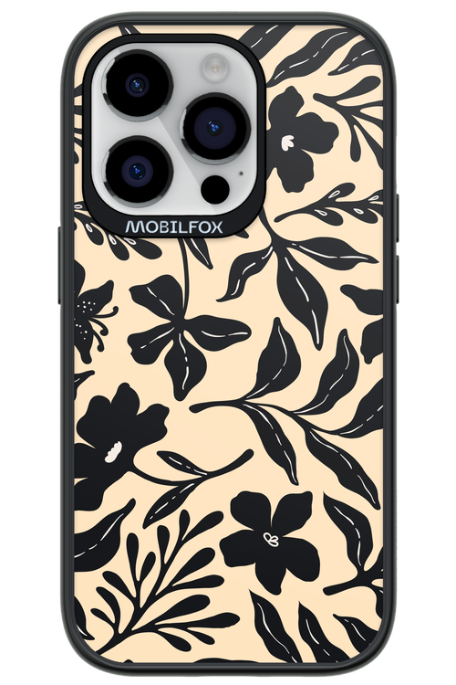 Black Flowers 2.0 - Apple iPhone 14 Pro