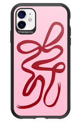 Burgundy Bow - Apple iPhone 11