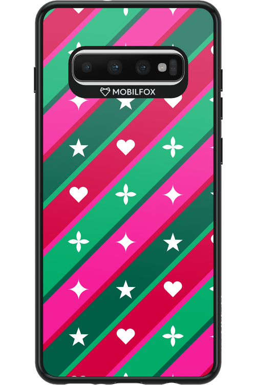 Christmas Stripes - Samsung Galaxy S10+
