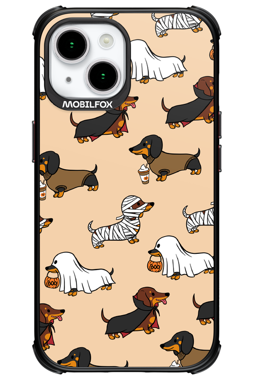 Scary Dachshund - Apple iPhone 15