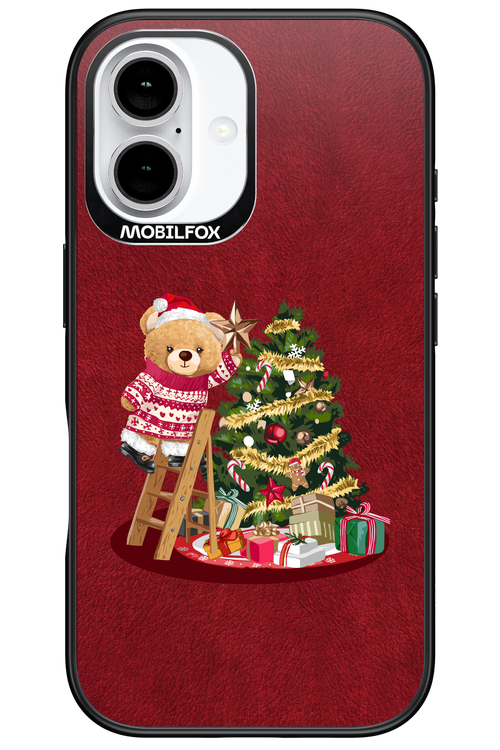 Christmas Bear (Burgundy) - Apple iPhone 16
