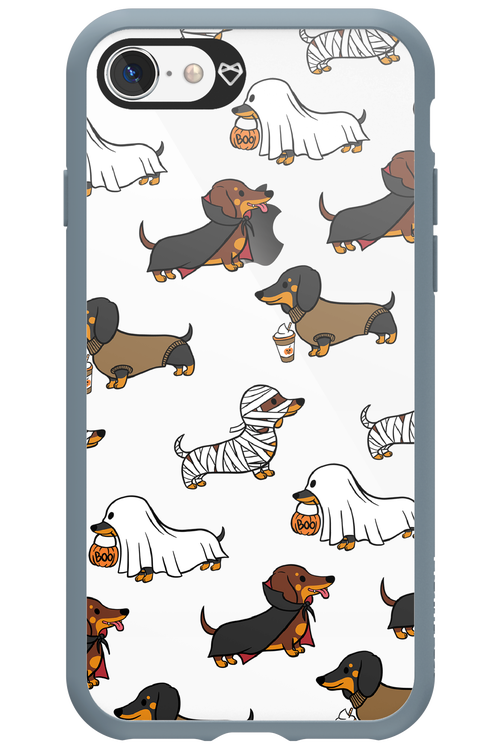 Scary Dachshund (Transparent) - Apple iPhone 8