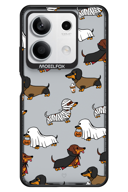 Scary Dachshund (Transparent) - Xiaomi Redmi Note 13 5G