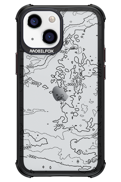 Contour Map - Apple iPhone 13 Mini