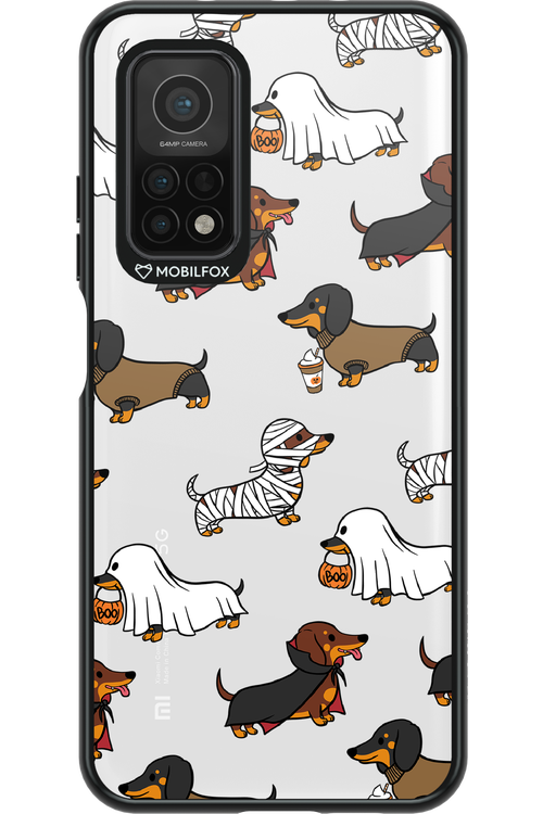 Scary Dachshund (Transparent) - Xiaomi Mi 10T 5G