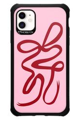 Burgundy Bow - Apple iPhone 11