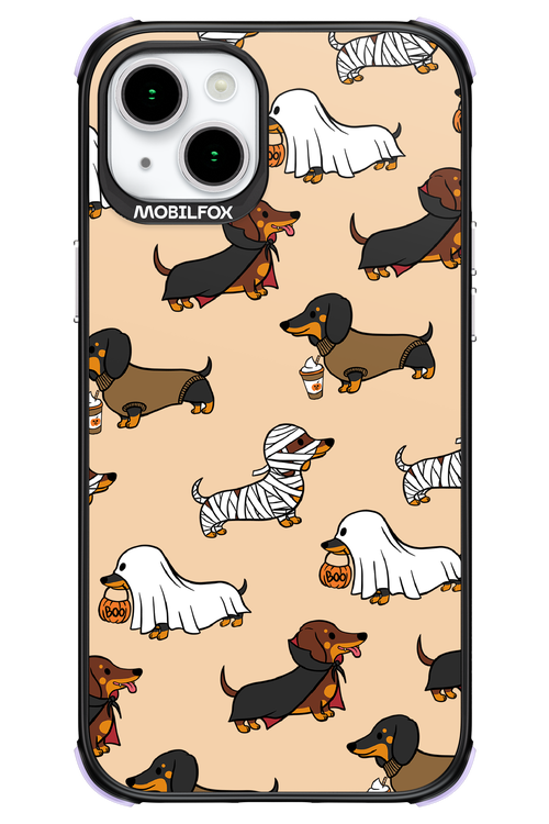Scary Dachshund - Apple iPhone 15 Plus
