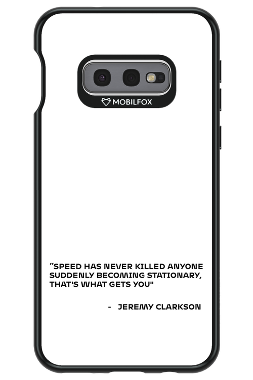 Speed Philosophy - Samsung Galaxy S10e