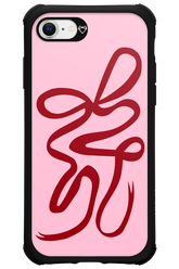 Burgundy Bow - Apple iPhone SE 2022