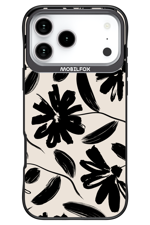 Monochrome Flowerss - Apple iPhone 17 Pro Max