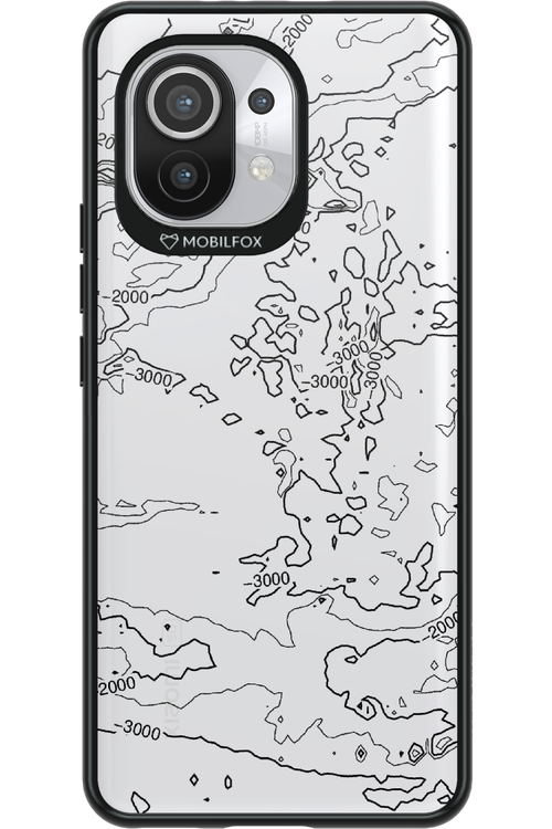 Contour Map - Xiaomi Mi 11 5G