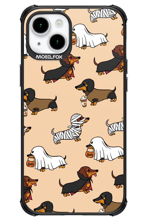 Scary Dachshund - Apple iPhone 15 Plus