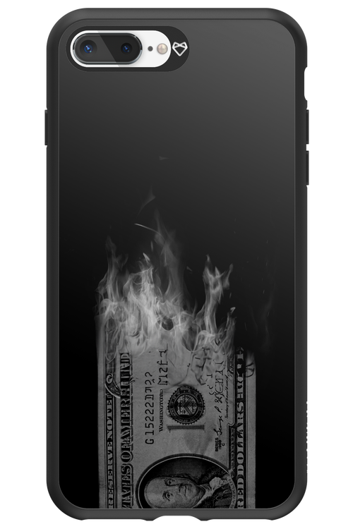 Money Burn B&W 2.0 - Apple iPhone 8 Plus