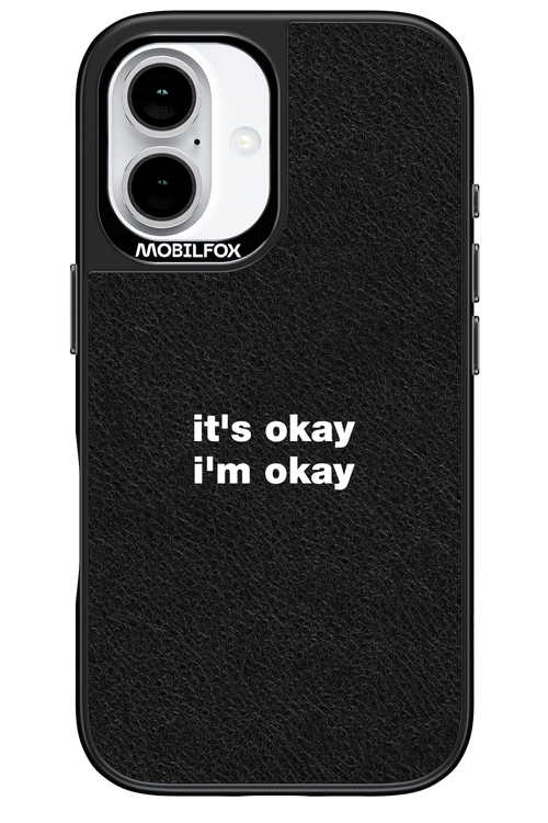 It_s Okay Leather - Apple iPhone 16