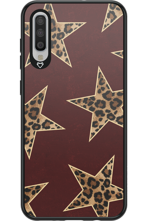 Wild Stars Burgundy - Samsung Galaxy A70