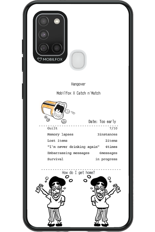 hangover - Samsung Galaxy A21 S