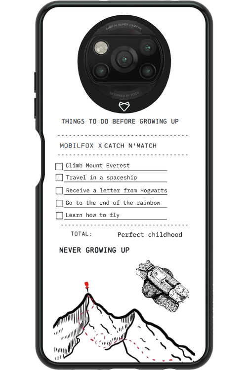 things to do before growing up - Xiaomi Poco X3 NFC