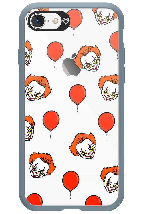 Mystery Clown (Transparent) - Apple iPhone 8