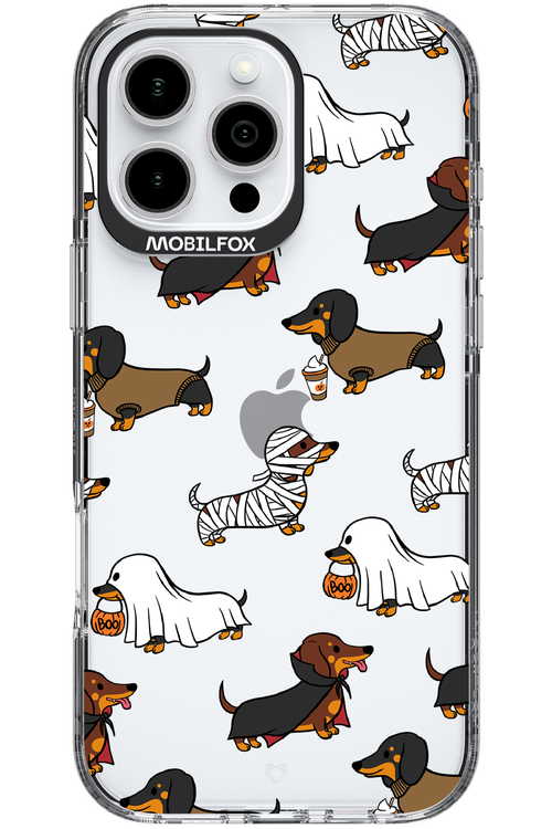 Scary Dachshund (Transparent) - Apple iPhone 16 Pro Max