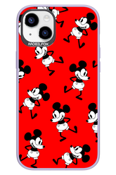Iconic Mouse (red pattern) - Apple iPhone 14 Plus