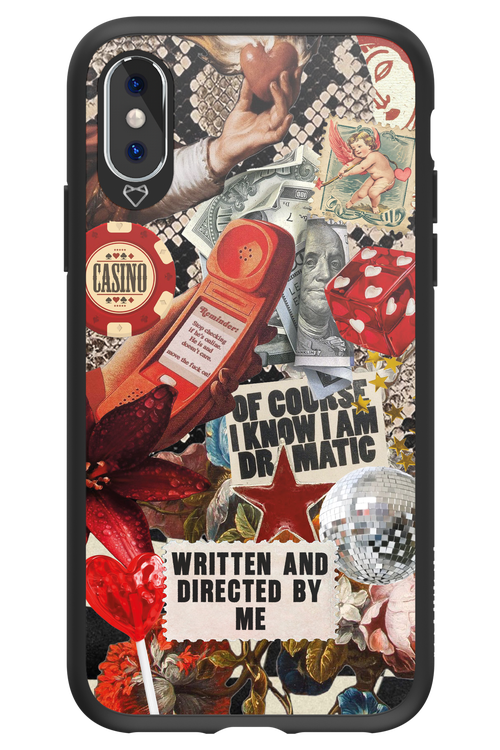 RED VINTAGE - Apple iPhone XS