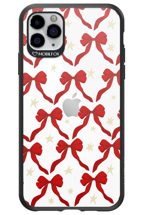 Bow & Stars (Transparent) - Apple iPhone 11 Pro Max
