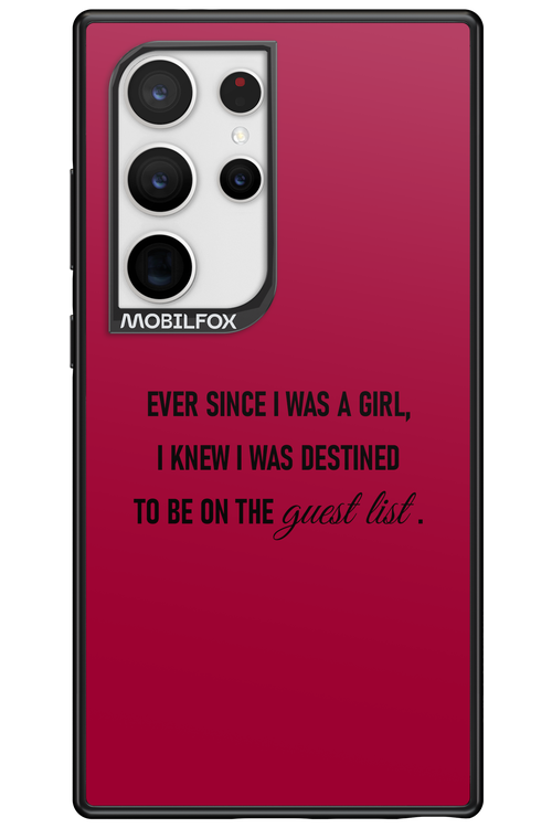 Guest List - Samsung Galaxy S24 Ultra