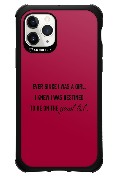 Guest List - Apple iPhone 11 Pro