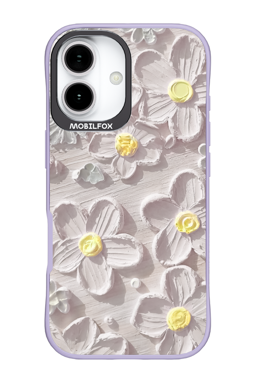 White Flowers - Apple iPhone 17