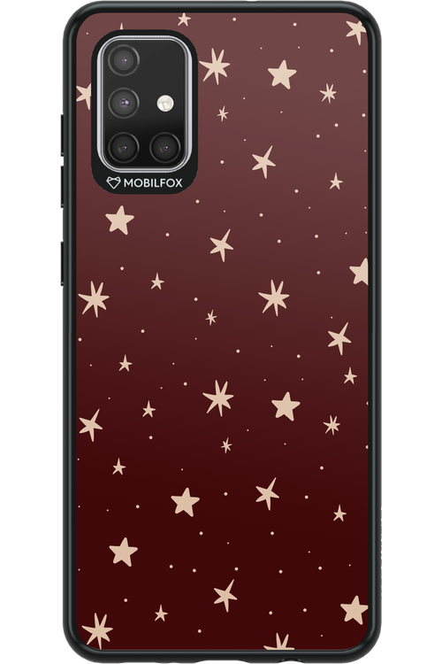 Burgundy Stars - Samsung Galaxy A71