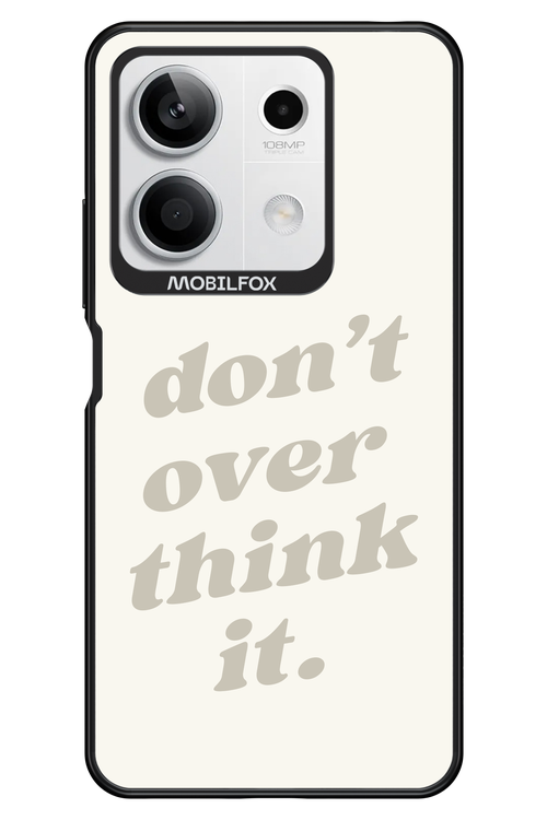 No OverThink - Xiaomi Redmi Note 13 5G