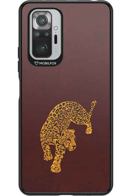 Burgundy Leopard - Xiaomi Redmi Note 10S