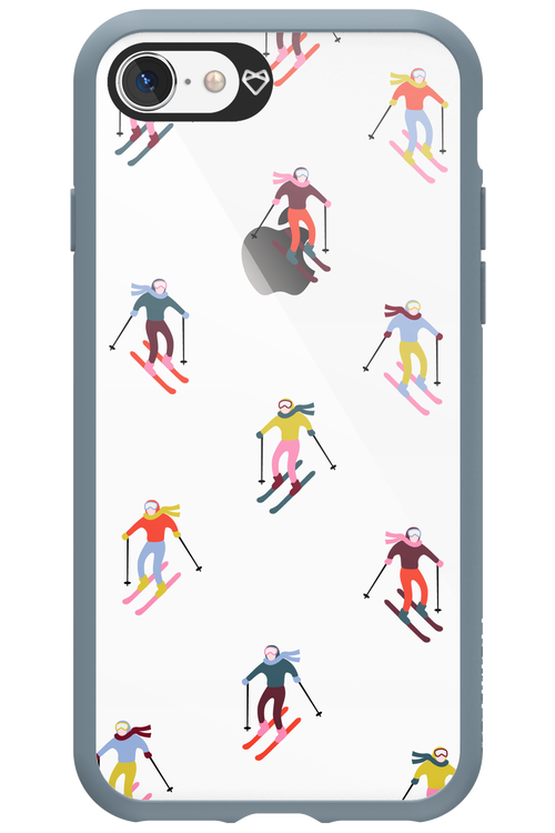 Snow Motion (Transparent) - Apple iPhone 8