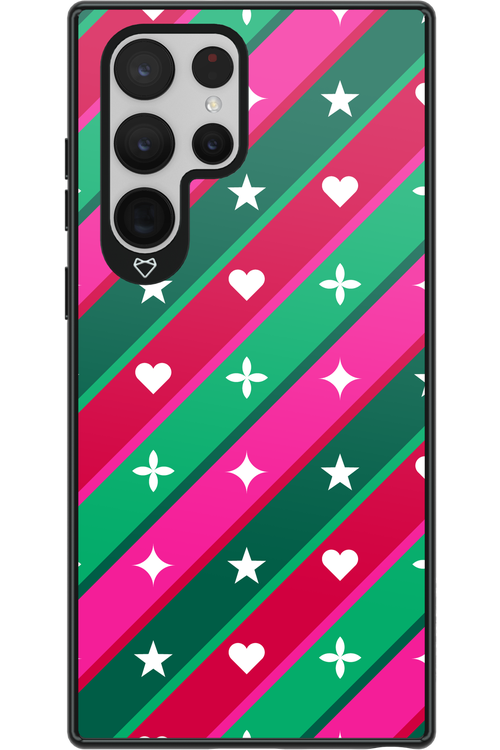 Christmas Stripes - Samsung Galaxy S22 Ultra