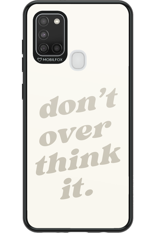 No OverThink - Samsung Galaxy A21 S