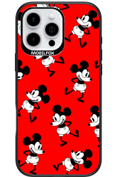 Iconic Mouse (red pattern) - Apple iPhone 16 Pro Max