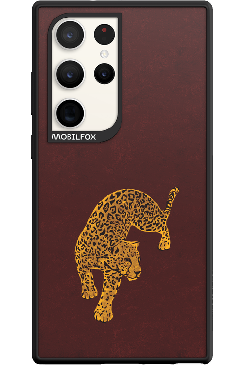 Burgundy Leopard - Samsung Galaxy S23 Ultra