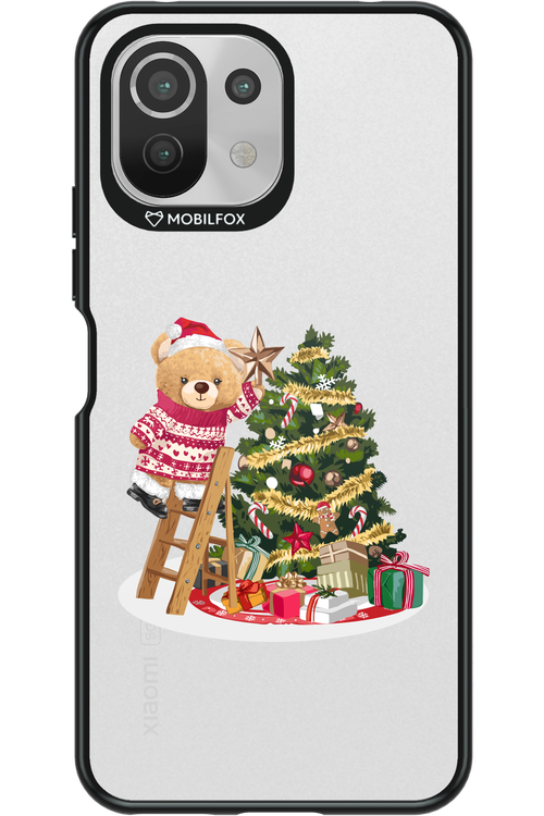 Christmas Bear (Transparent) - Xiaomi Mi 11 Lite (2021)