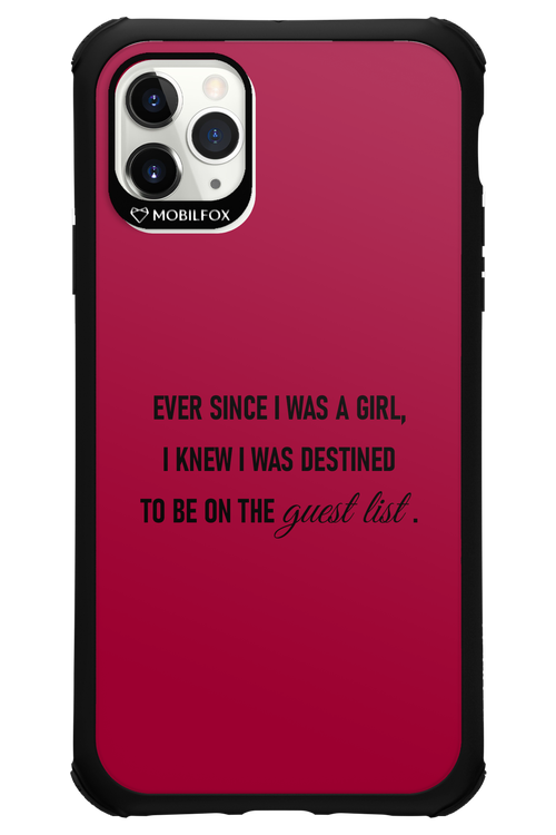 Guest List - Apple iPhone 11 Pro Max