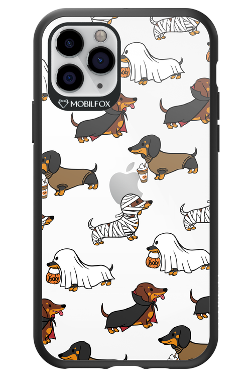 Scary Dachshund (Transparent) - Apple iPhone 11 Pro