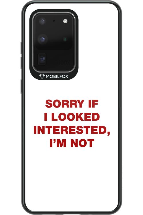 I'm not - Samsung Galaxy S20 Ultra 5G