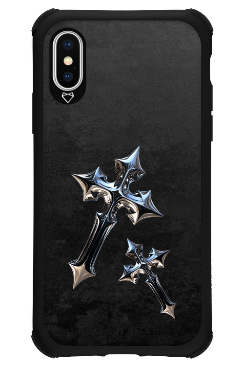 Chrome Crosses - Apple iPhone XS
