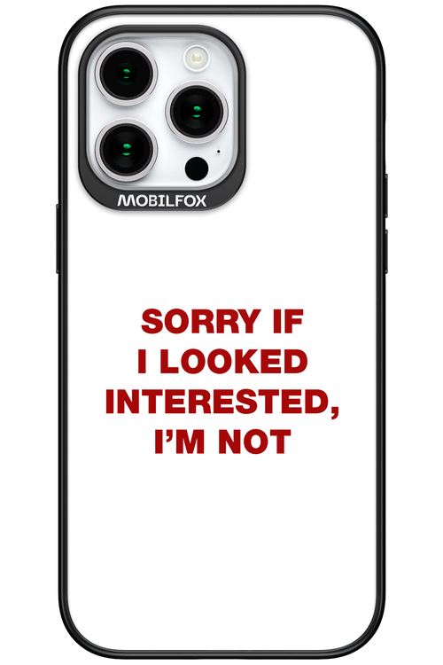 I'm not - Apple iPhone 15 Pro Max