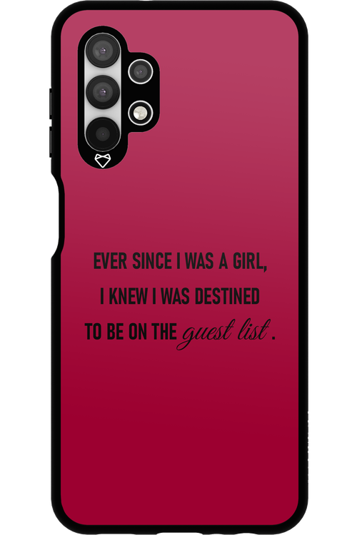 Guest List - Samsung Galaxy A13 4G