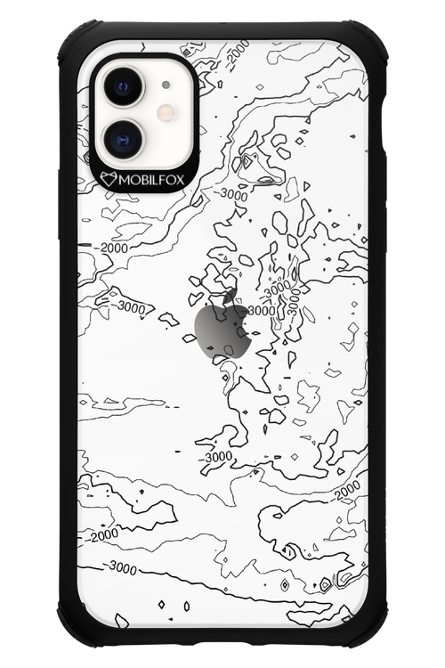 Contour Map - Apple iPhone 11
