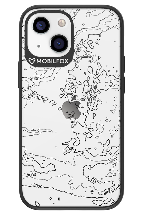 Contour Map - Apple iPhone 13 Mini