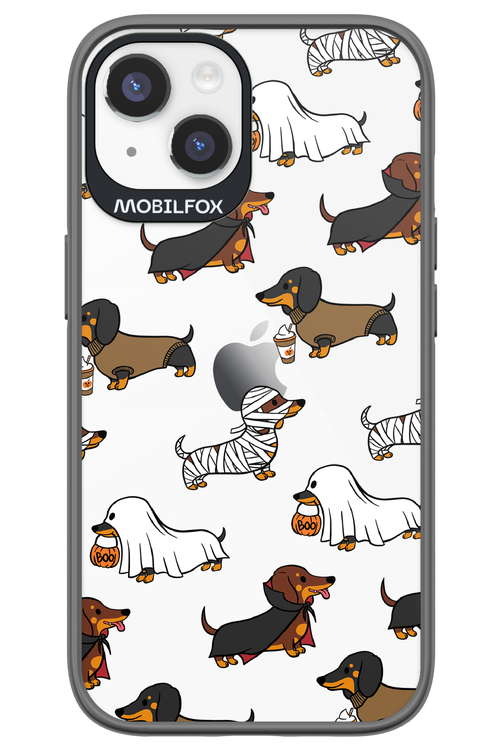 Scary Dachshund (Transparent) - Apple iPhone 14