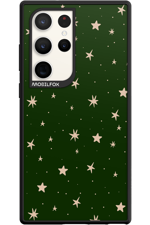 Forest Green Stars - Samsung Galaxy S23 Ultra