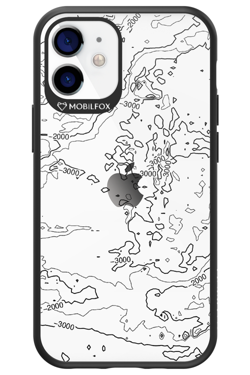 Contour Map - Apple iPhone 12 Mini